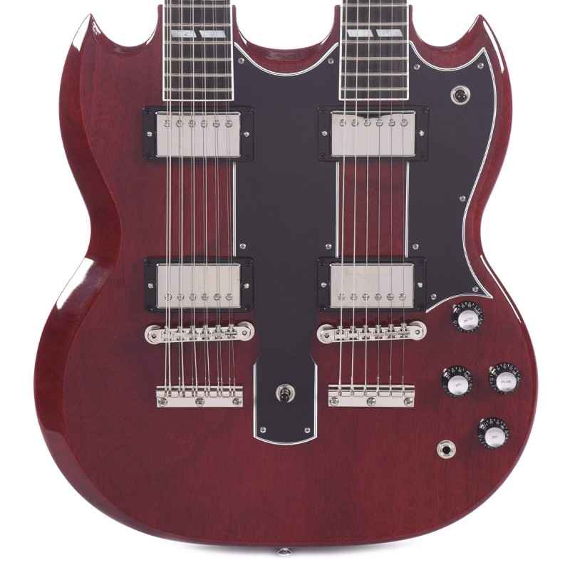 Gibson Custom Shop DSEDCHNH1 EDS-1275 Double Neck Electric Guitar - Cherry Red