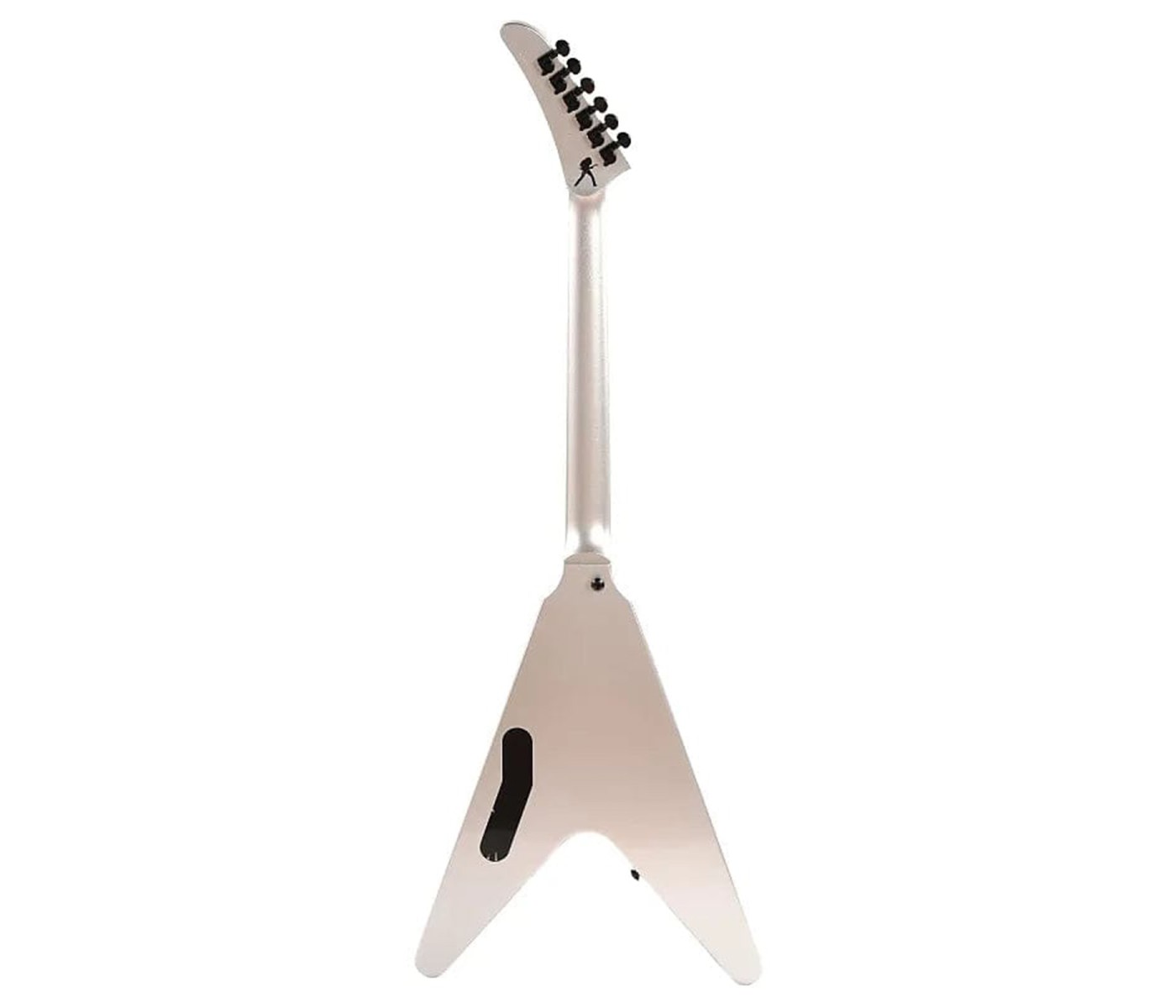 Gibson USA DSVX00S1BC1 Artist Dave Mustaine Signature "Rust in Peace" Flying V EXP Electric Guitar - Silver Metallic
