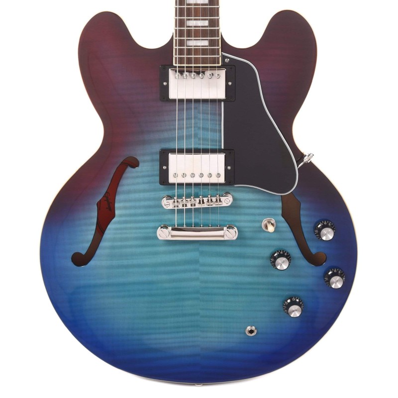 Epiphone EIES335FBBBNH1 ES-335 Figured Semi-Hollowbody Electric Guitar - Blueberry Burst