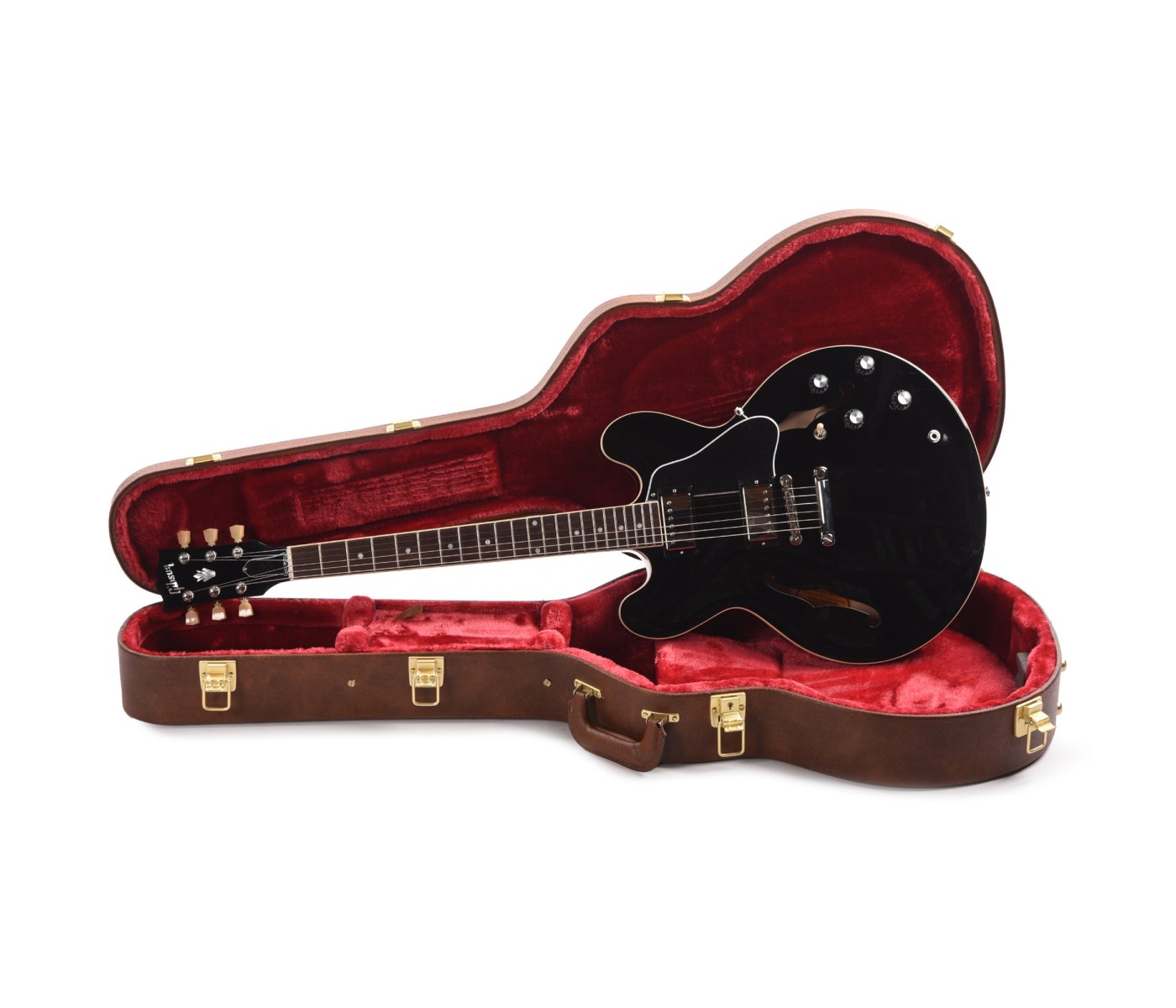 Gibson USA ES3500VYNH1 ES-335 Semi-Hollowbody Electric Guitar - Vintage Ebony