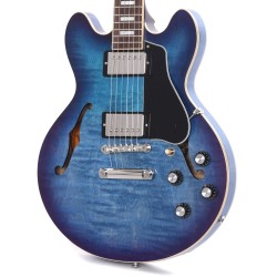 Gibson USA ES39F00B9NH1 ES-339 Figured Semi-Hollowbody Electric Guitar - Blueberry Burst