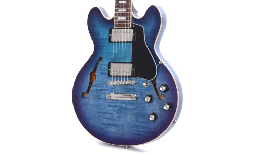 Gibson USA ES39F00B9NH1 ES-339 Figured Semi-Hollowbody Electric Guitar - Blueberry Burst