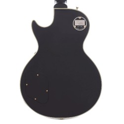 Gibson Custom Shop LPB357VOEBGH1 1957 Les Paul Custom Reissue 3-Pickup VOS Electric Guitar - Ebony