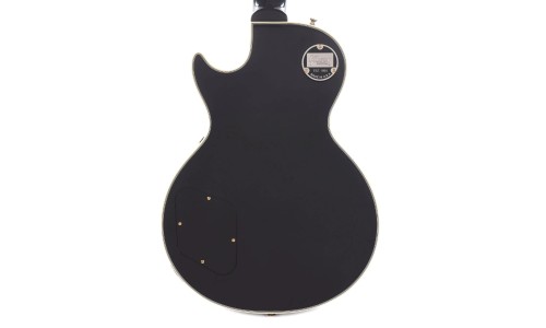 Gibson Custom Shop LPB357VOEBGH1 1957 Les Paul Custom Reissue 3-Pickup VOS Electric Guitar - Ebony