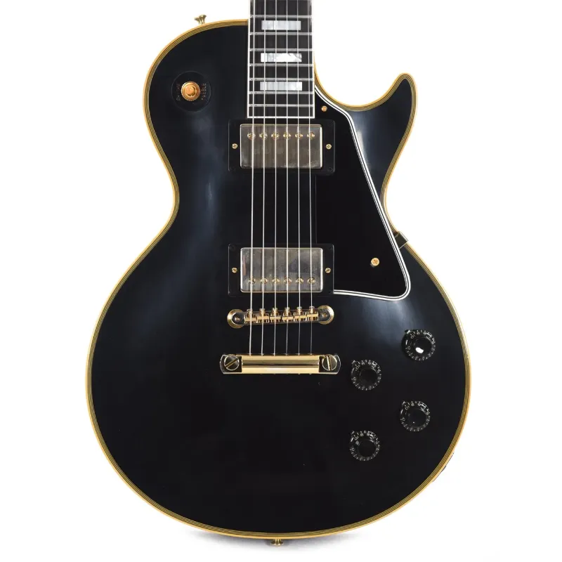 Gibson Custom Shop LPB57VOEBGH1 Les Paul 1957 Custom Reissue Electric Guitar - Ebony (PRE ORDER) Gibson Custom Shop LPB57VOEBGH1 Les Paul 1957 Custom Reissue Electric Guitar - Ebony (PRE ORDER)