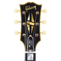 Gibson Custom Shop LPB57VOEBGH1 1957 Les Paul Custom Reissue 2-Pickup VOS Electric Guitar - Ebony