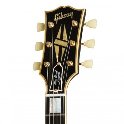 Gibson Custom Shop LPB57VOEBGH1 1957 Les Paul Custom Reissue 2-Pickup VOS Electric Guitar - Ebony