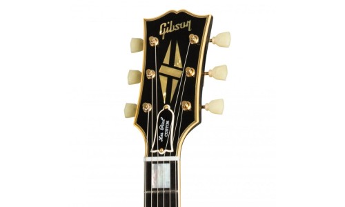 Gibson Custom Shop LPB57VOEBGH1 1957 Les Paul Custom Reissue 2-Pickup VOS Electric Guitar - Ebony