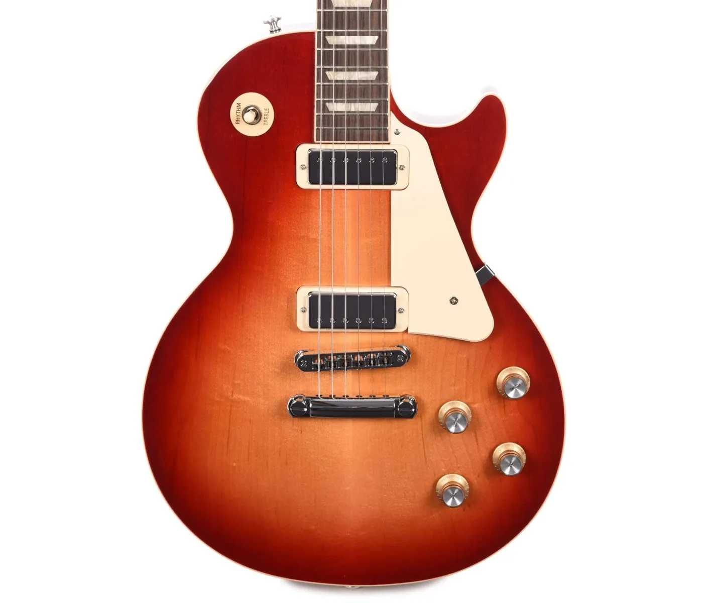 Gibson USA LPDX007CCH1 Les Paul Deluxe '70s Electric Guitar - Cherry Sunburst