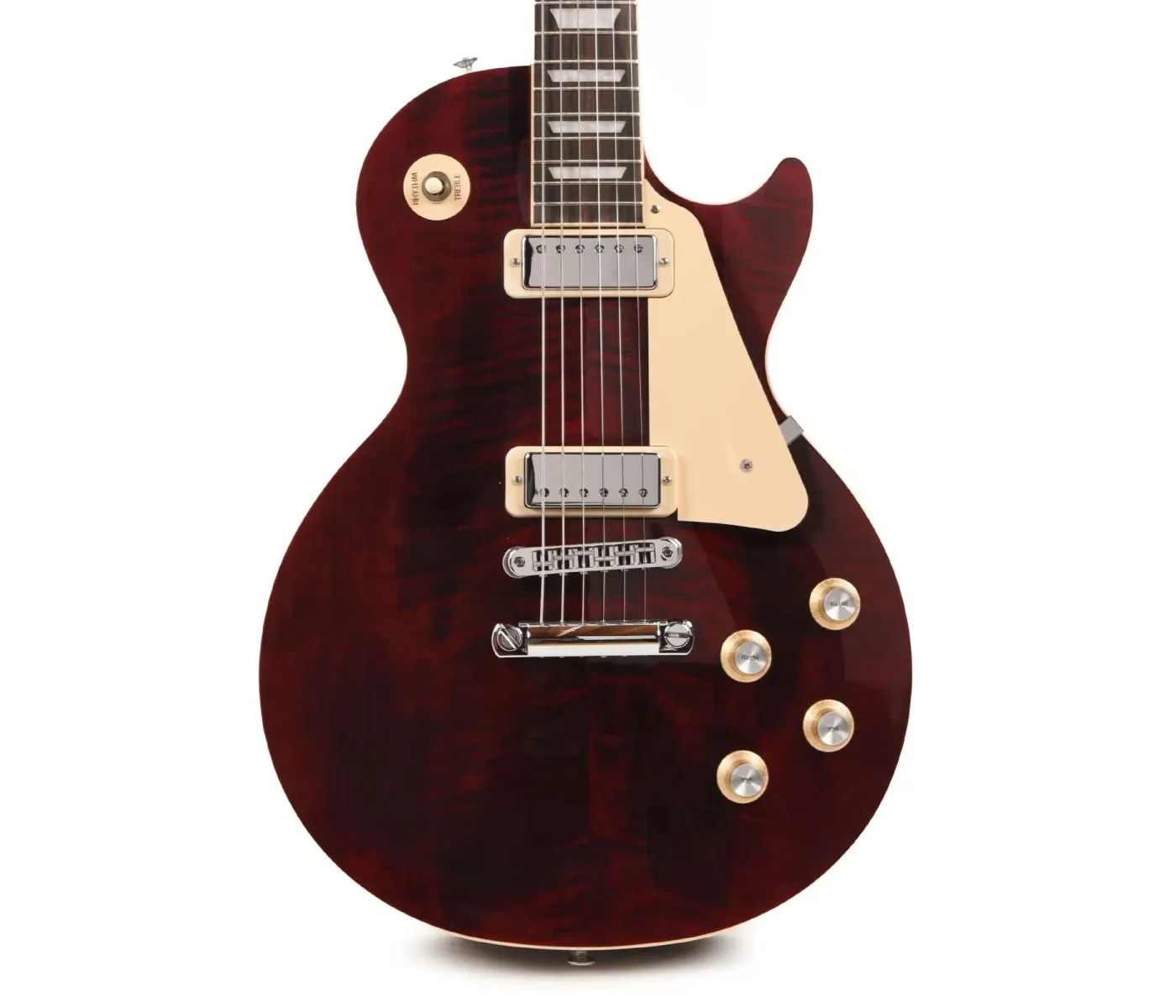Gibson USA LPDX00WRCH1 Les Paul Deluxe '70s Electric Guitar - Wine Red (PRE ORDER)