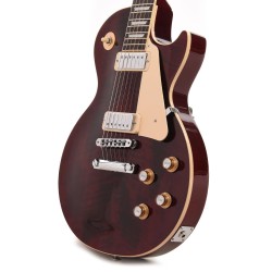 Gibson USA LPDX00WRCH1 Les Paul Deluxe '70s Electric Guitar - Wine Red