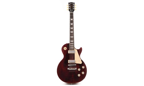 Gibson USA LPDX00WRCH1 Les Paul Deluxe '70s Electric Guitar - Wine Red