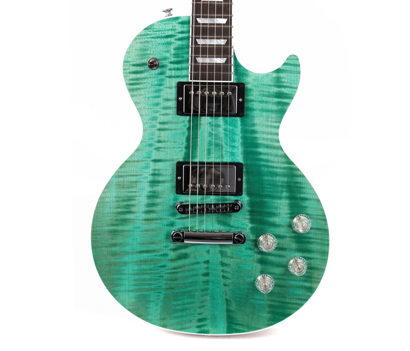 Gibson USA LPM01SFCH1 Les Paul Modern Figured Top Electric Guitar - Seafoam Green
