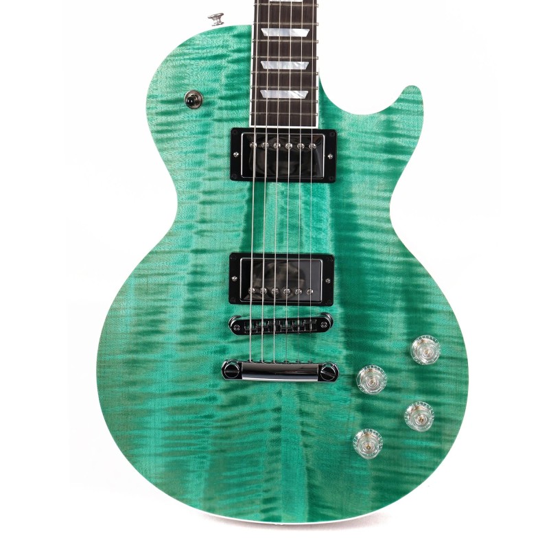 Gibson USA LPM01SFCH1 Les Paul Modern Figured Top Electric Guitar - Seafoam Green