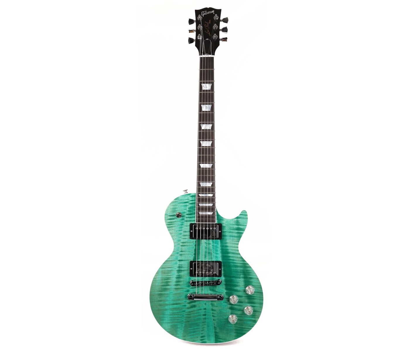 Gibson USA LPM01SFCH1 Les Paul Modern Figured Top Electric Guitar - Seafoam Green