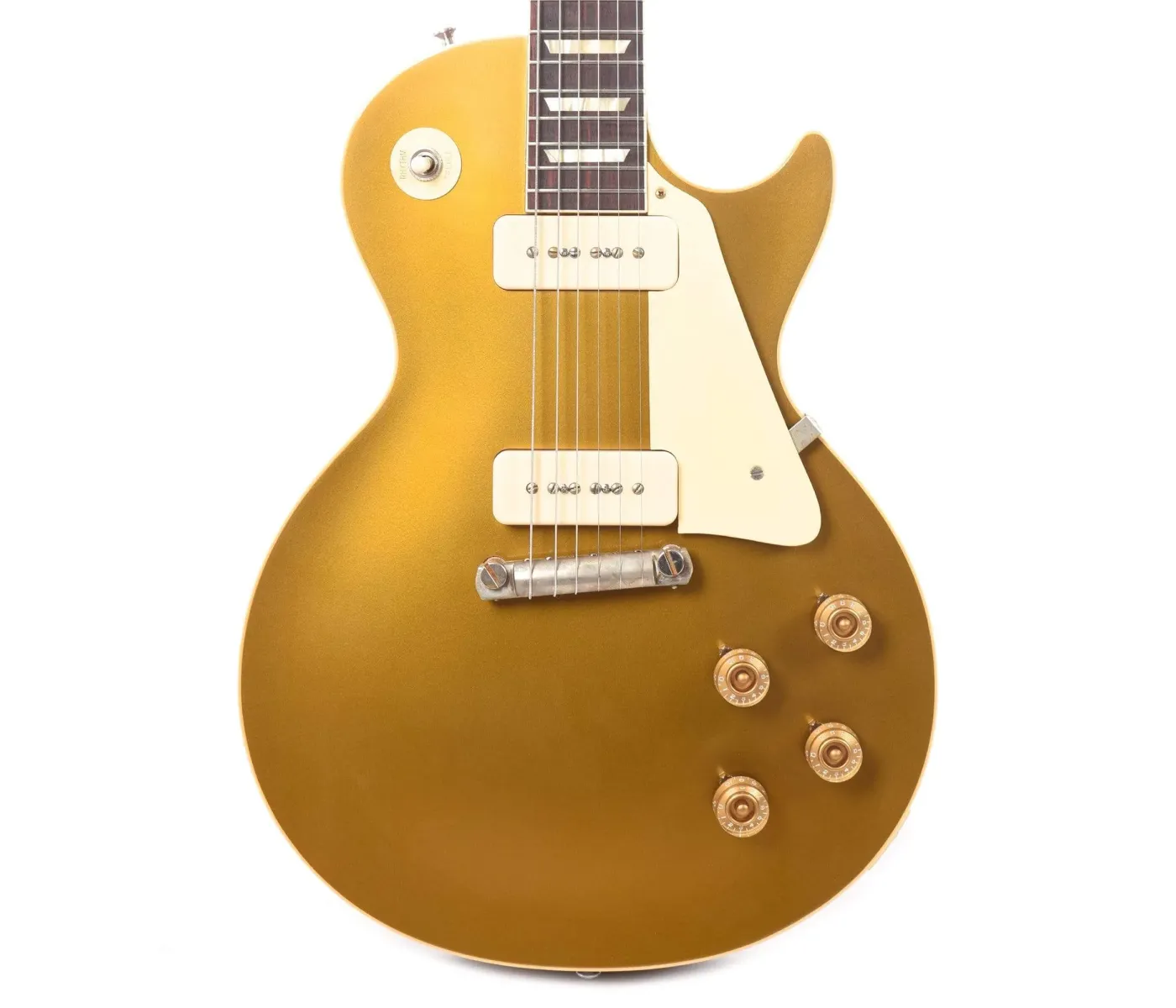 Gibson Custom Shop LPR54VODGNH1 1954 Les Paul Goldtop Reissue VOS Electric Guitar - Double Gold