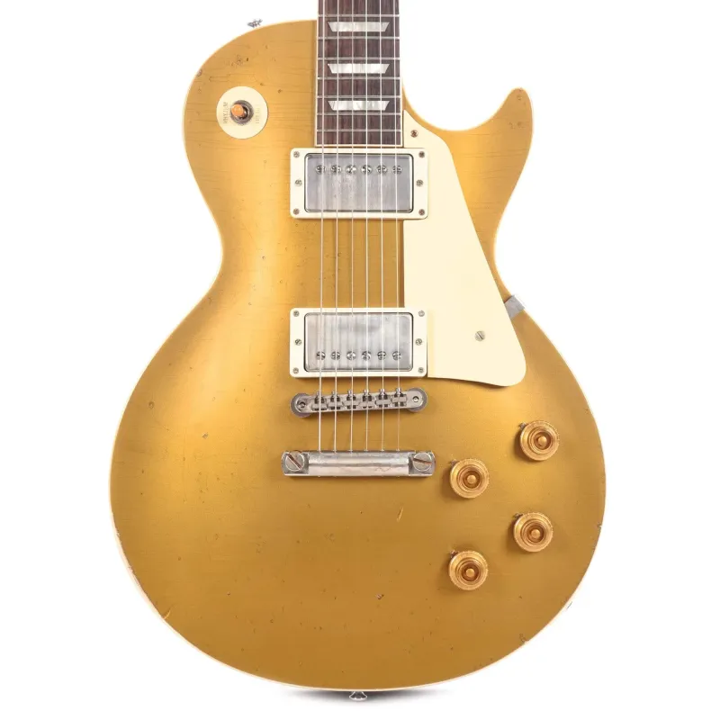 Gibson Custom Shop LPR57LADBDGNH1 Murphy Lab 1957 Les Paul Goldtop Darkback Reissue Electric Guitar - Double Gold Light Aged (PRE ORDER) Gibson Custom Shop LPR57LADBDGNH1 Murphy Lab 1957 Les Paul Goldtop Darkback Reissue Electric Guitar - Double Gold Light Aged (PRE ORDER)