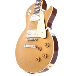 Gibson Custom Shop LPR57LADBDGNH1 Murphy Lab 1957 Les Paul Goldtop Darkback Reissue Electric Guitar - Double Gold Light Aged