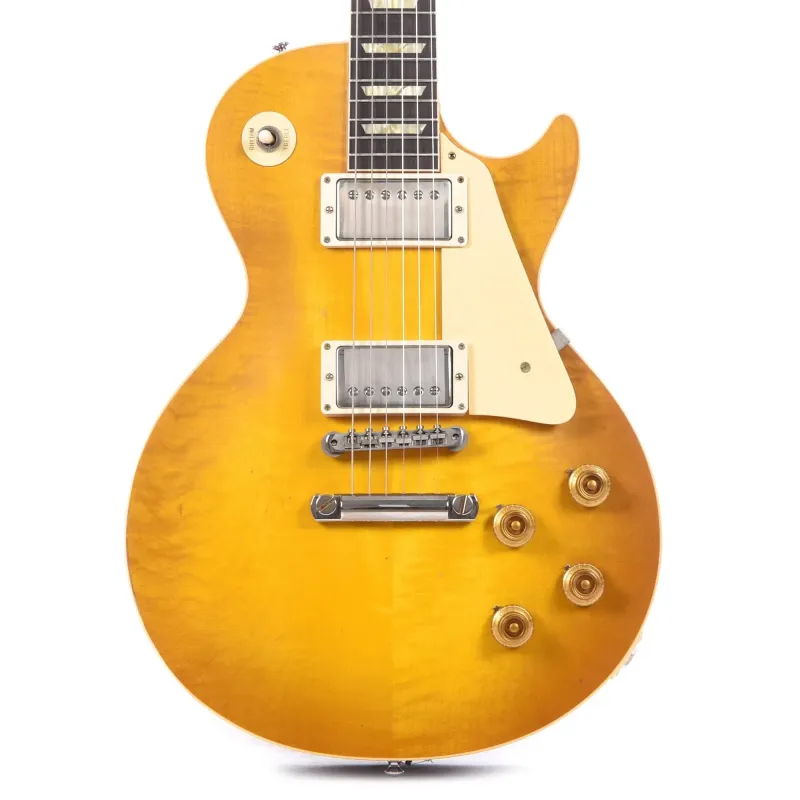 Gibson Custom Shop LPR58LALBNH1 Murphy Lab 1958 Les Paul Standard Reissue Electric Guitar - Lemon Burst Light Aged (PRE ORDER) Gibson Custom Shop LPR58LALBNH1 Murphy Lab 1958 Les Paul Standard Reissue Electric Guitar - Lemon Burst Light Aged (PRE ORDER)