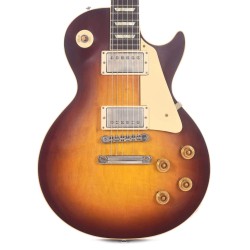 Gibson Custom Shop LPR58ULBBNH1 Murphy Lab 1958 Les Paul Standard Reissue Electric Guitar - Bourbon Burst Ultra Light Aged