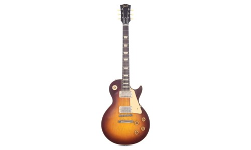 Gibson Custom Shop LPR58ULBBNH1 Murphy Lab 1958 Les Paul Standard Reissue Electric Guitar - Bourbon Burst Ultra Light Aged