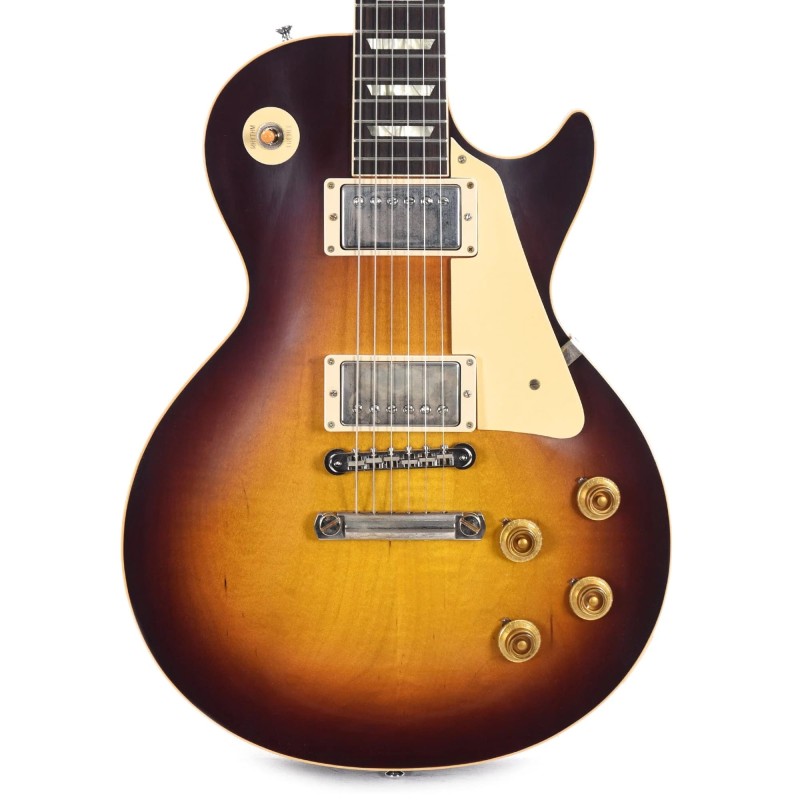 Gibson Custom Shop LPR58VOBBNH1 1958 Les Paul Standard Reissue VOS Electric Guitar - Bourbon Burst