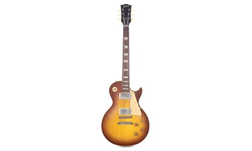 Gibson Custom Shop LPR58VOITNH1 1958 Les Paul Standard Reissue VOS Electric Guitar - Iced Tea Burst