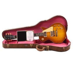 Gibson Custom Shop LPR59HAGPBNH1 Murphy Lab 1959 Les Paul Standard Reissue Electric Guitar - Golden Poppy Burst Heavy Aged