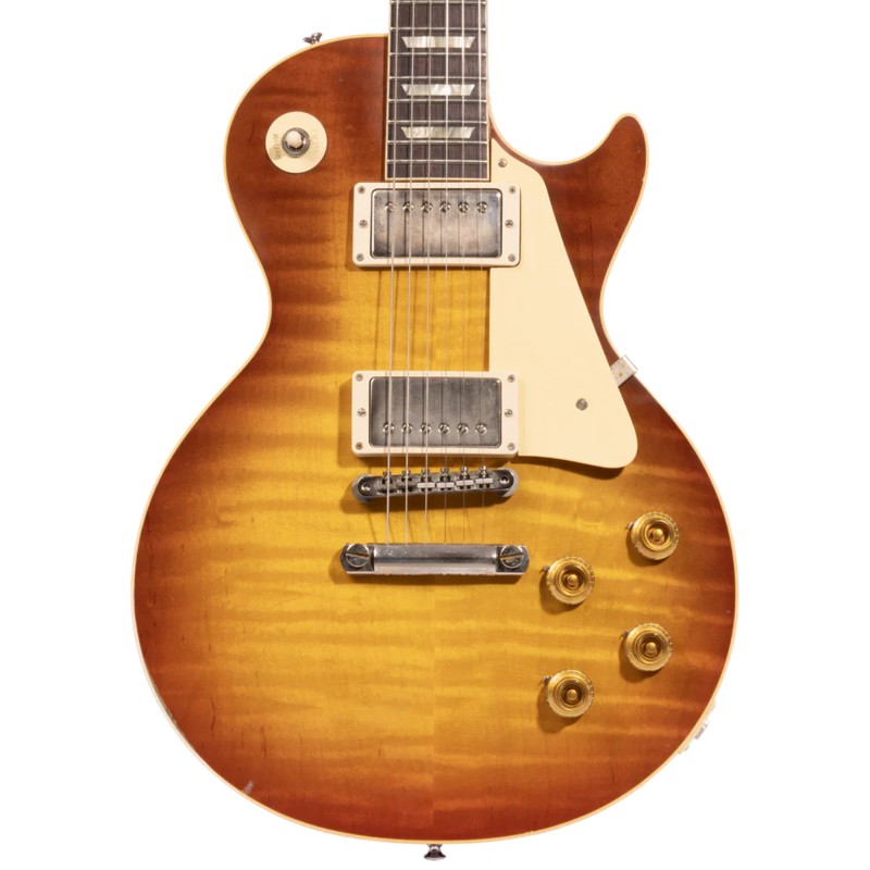 Gibson Custom Shop LPR59LARYTNH1 Murphy Lab 1959 Les Paul Standard Reissue Electric Guitar - Royal Teaburst Light Aged