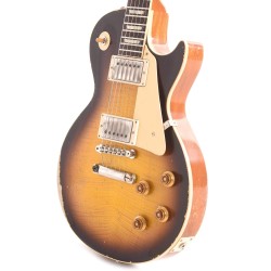 Gibson Custom Shop LPR59UHKBNH1 Murphy Lab 1959 Les Paul Standard Reissue Electric Guitar - Kindred Burst Ultra Heavy Aged