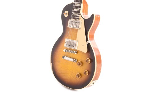 Gibson Custom Shop LPR59UHKBNH1 Murphy Lab 1959 Les Paul Standard Reissue Electric Guitar - Kindred Burst Ultra Heavy Aged