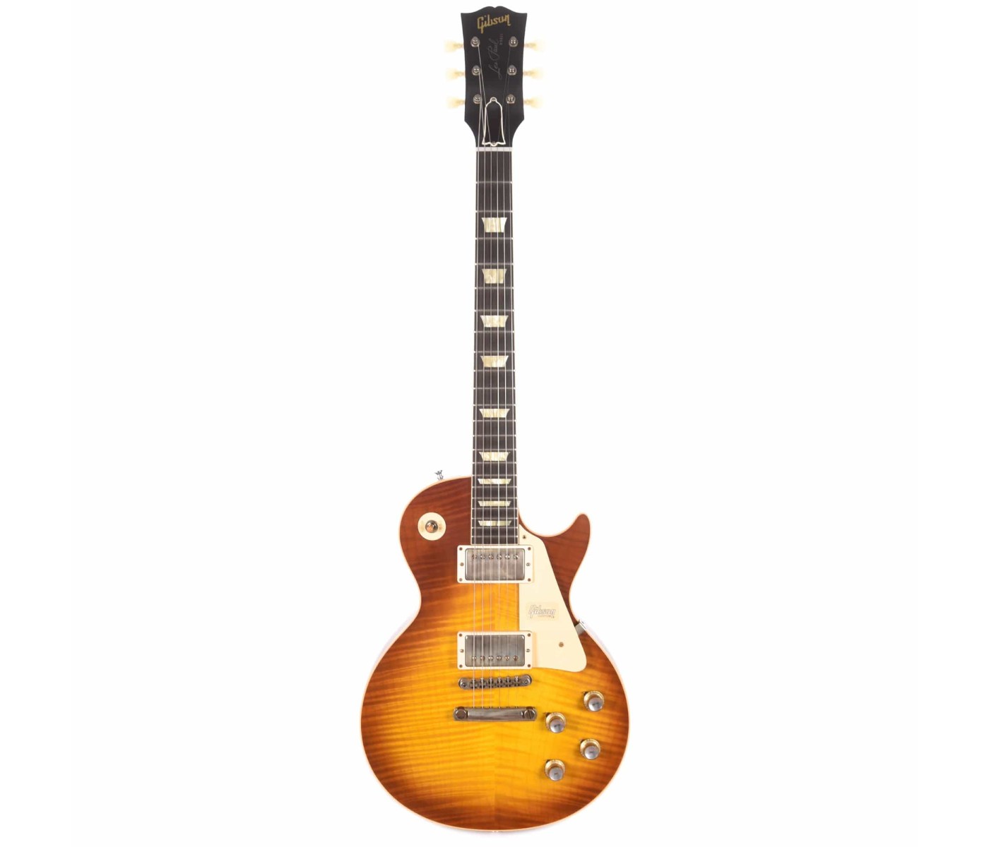 Gibson Custom Shop LPR60VOITNH1 1960 Les Paul Standard Reissue VOS Electric Guitar - Iced Tea Burst