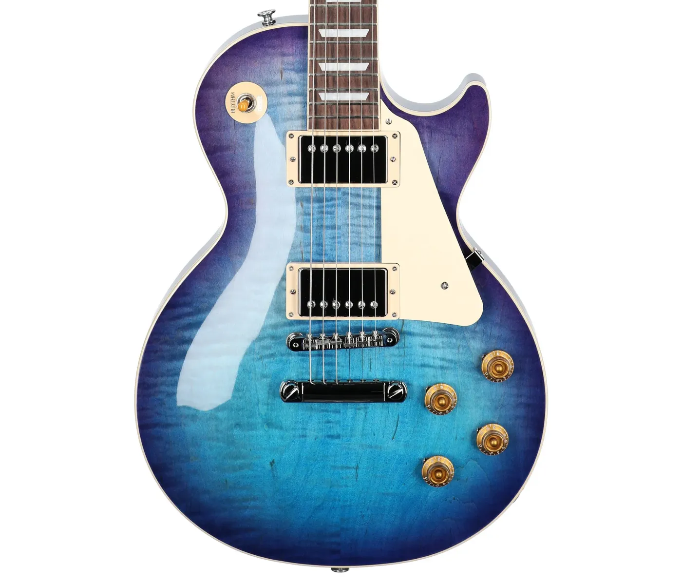 Gibson USA LPS500B9NH1 Les Paul Standard '50s Figured Top Electric Guitar - Blueberry