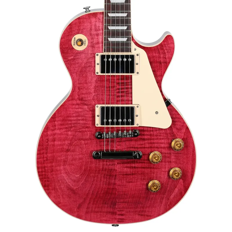Gibson USA LPS500TFNH1 Les Paul Standard '50s Figured Top Electric Guitar - Translucent Fuchsia