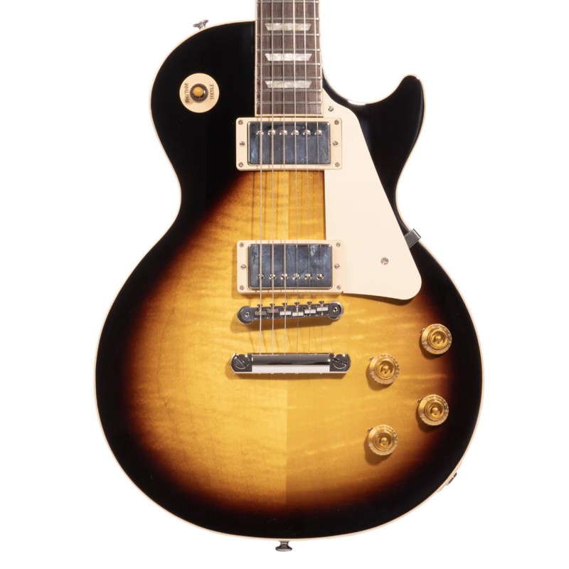 Gibson USA LPS500TONH1 Les Paul Standard '50s Figured Top Electric Guitar - Tobacco Burst