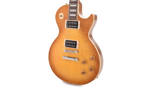 Gibson USA LPS5F00FHNH1 Les Paul Standard '50s Faded Figured Top Electric Guitar - Vintage Honey Burst