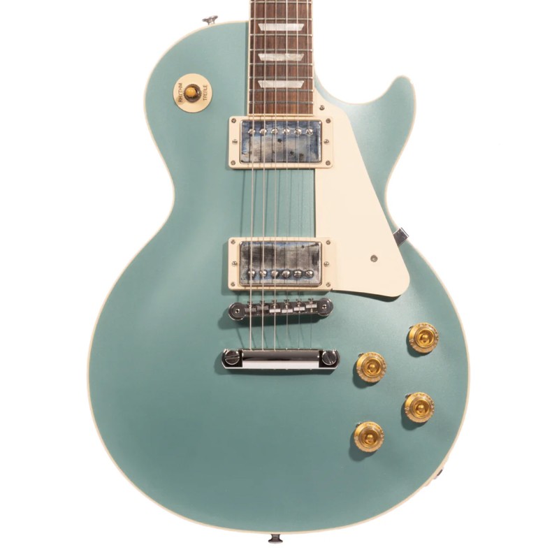 Gibson USA LPS5P00M4NH1 Les Paul Standard '50s Plain Top Electric Guitar - Inverness Green Top