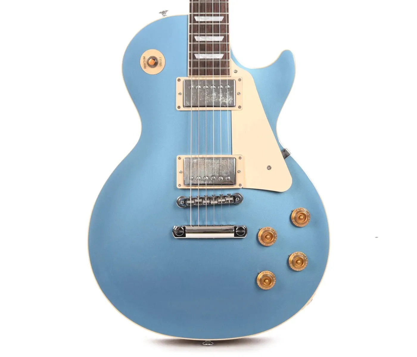 Gibson USA LPS5P00PHNH1 Les Paul Standard '50s Plain Top Electric Guitar - Pelham Blue Top