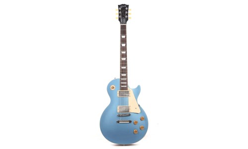 Gibson USA LPS5P00PHNH1 Les Paul Standard '50s Plain Top Electric Guitar - Pelham Blue Top