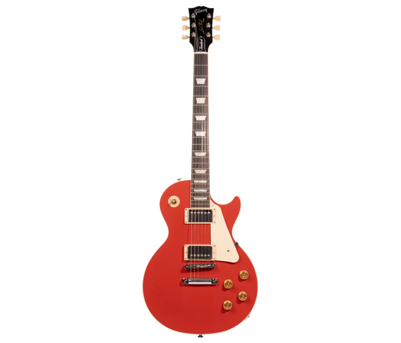 Gibson USA LPS5P00TCNH1 Les Paul Standard '50s Plain Top Electric Guitar - Cardinal Red Top