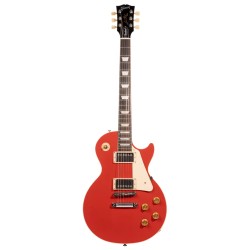 Gibson USA LPS5P00TCNH1 Les Paul Standard '50s Plain Top Electric Guitar - Cardinal Red Top