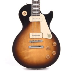 Gibson USA LPS5P900TONH1 Les Paul Standard '50s P-90 Plain Top Electric Guitar - Tobacco Burst