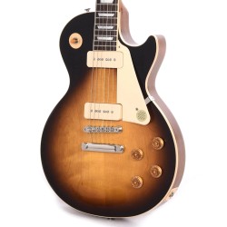 Gibson USA LPS5P900TONH1 Les Paul Standard '50s P-90 Plain Top Electric Guitar - Tobacco Burst