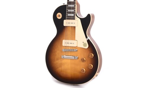 Gibson USA LPS5P900TONH1 Les Paul Standard '50s P-90 Plain Top Electric Guitar - Tobacco Burst