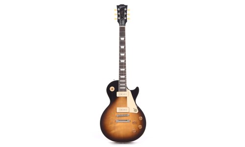 Gibson USA LPS5P900TONH1 Les Paul Standard '50s P-90 Plain Top Electric Guitar - Tobacco Burst