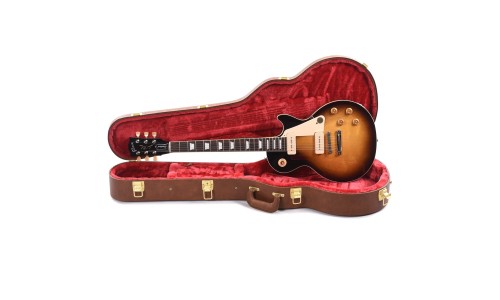 Gibson USA LPS5P900TONH1 Les Paul Standard '50s P-90 Plain Top Electric Guitar - Tobacco Burst