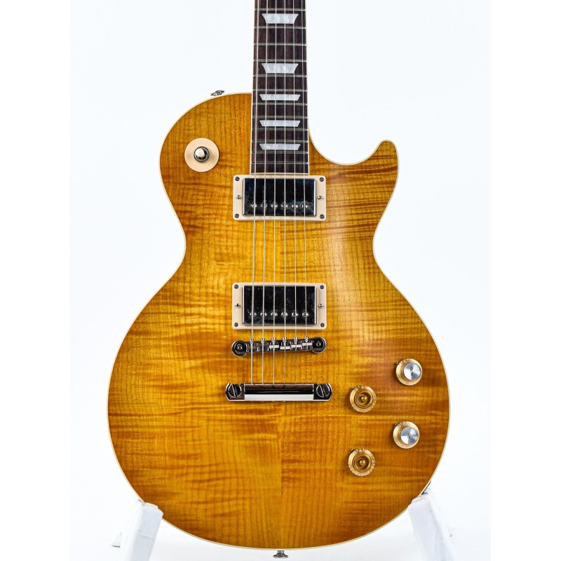 Gibson USA LPSKH00GGNH1 Artist Kirk Hammett Signature "Greeny" Les Paul Standard Electric Guitar - Greeny Burst