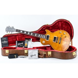 Gibson USA LPSKH00GGNH1 Artist Kirk Hammett Signature "Greeny" Les Paul Standard Electric Guitar - Greeny Burst