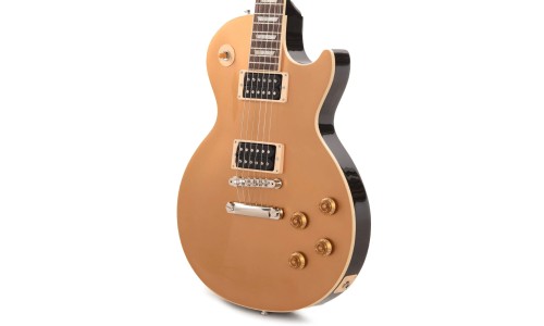 Gibson USA LPSSP00DGNH1 Artist Slash Signature Les Paul Standard "Victoria" Electric Guitar -  Goldtop Dark Back