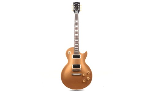 Gibson USA LPSSP00DGNH1 Artist Slash Signature Les Paul Standard "Victoria" Electric Guitar -  Goldtop Dark Back